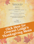 Crescent Lodge Thanksgiving