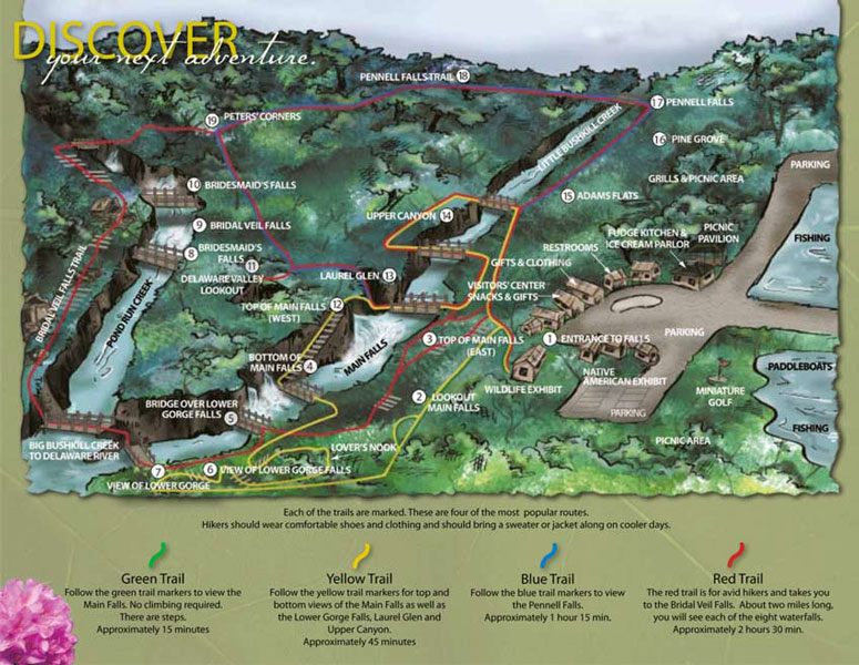 bushkill_Trailmap1