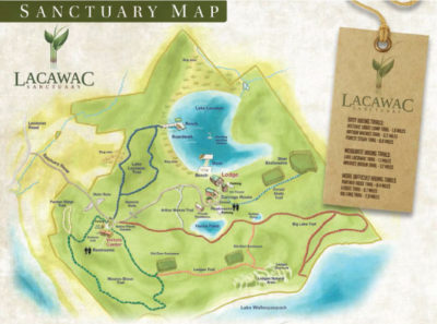 Lacawac Map