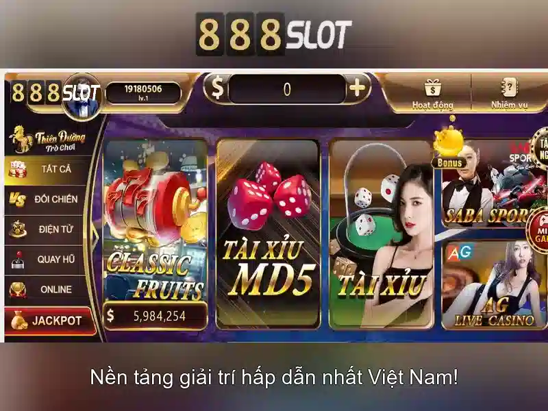 Trò chơi nổi bật tại 888slot